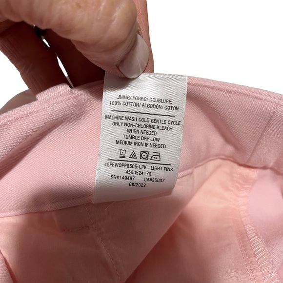 Favorite Daughter The Favorite Pant Wide Leg Light Pink Size 16 Trousers Pleated - Picture 11 of 11